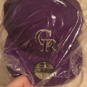 7 3/4 Colorado Rockies 59fifty fitted cap